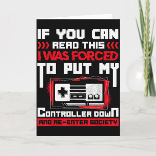 Forced To Put My Controller Away Gaming &amp; Game Card