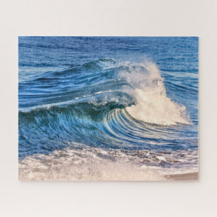 Forceful Water Sculpture of Ocean Waves in Mexico Jigsaw Puzzle