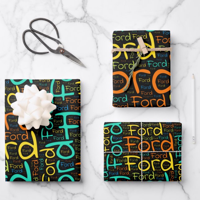 Ford Wrapping Paper Sheet (Front)