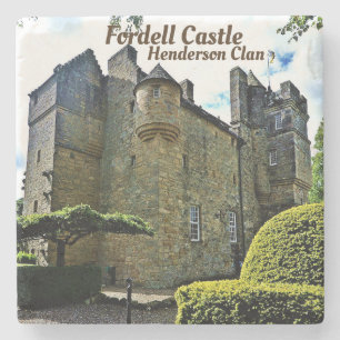 Fordell Castle – Scottish Henderson Clan Stone Coaster