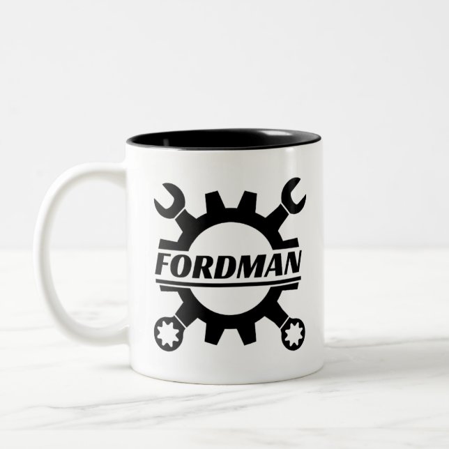 Fordman AKA Kenneth Oaks Gear Coffee Mug (Left)