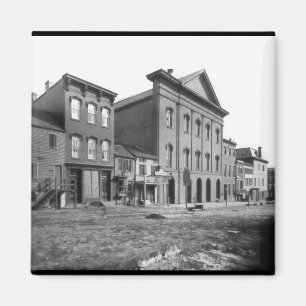 Ford's Theatre in Lincoln's time. Washington, D.C. Magnet