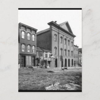 Ford's Theatre in Lincoln's time. Washington, D.C. Postcard