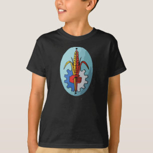 Fordson Tractor Vintage Hiking Duck kids T-Shirt