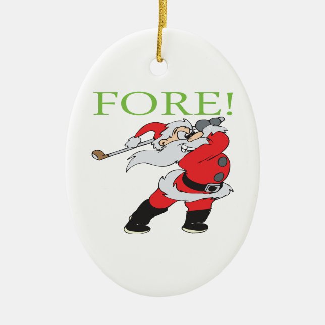 Fore Ceramic Tree Decoration (Front)
