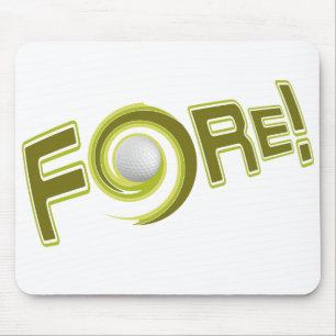 FORE! custom mousepad