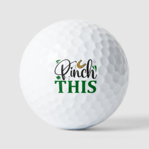 Fore-lucky Strikes Swing ‘Pinch This’ Irish charm Golf Balls