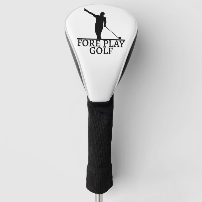 Fore Play Golf headcover, Driver Headcover, Golf Golf Head Cover (Front)