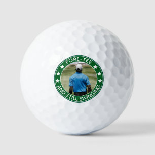 Fore-tee Still Swinging Personalised 40th Birthday Golf Balls