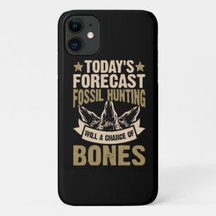Forecast Fossil Hunting Will A Chance Of Bones iPhone 11 Case