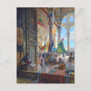 Forecourt of the Umayyad Mosque Bauernfeind Postcard