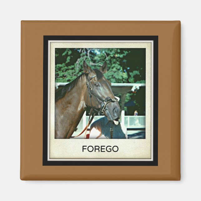 Forego Racehorse 1977 Magnet (Front)