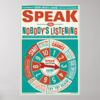 Foreign Language classroom poster (Speak like…)