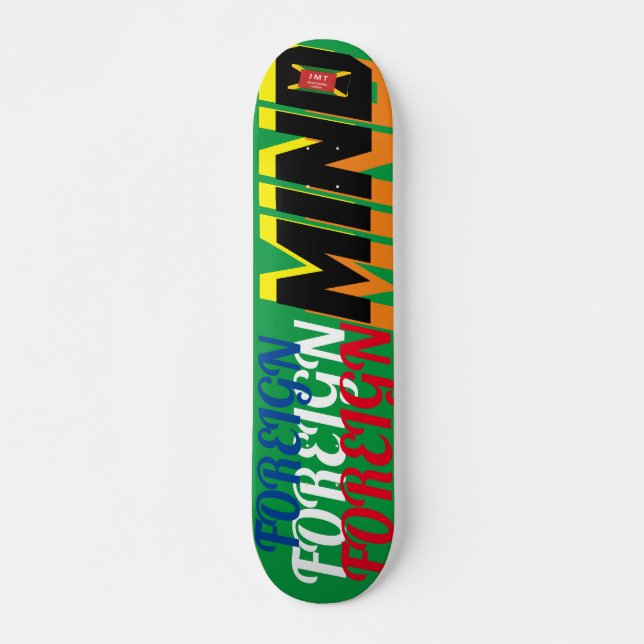 FOREIGN MIND 7 3/4" Skateboard Deck (Front)