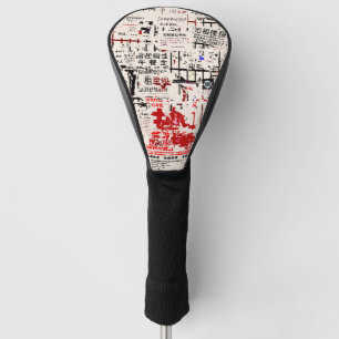Foreign Torn Peeled Billboard Wall Golf Head Cover