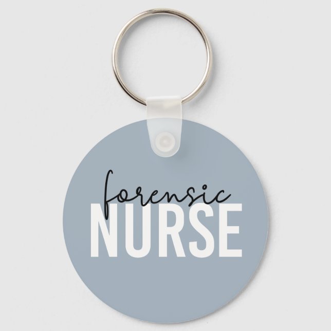 Forensic Nurse | Forensic Nursing Gifts Key Ring (Front)
