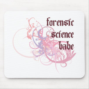 Forensic Science Babe Mouse Pad