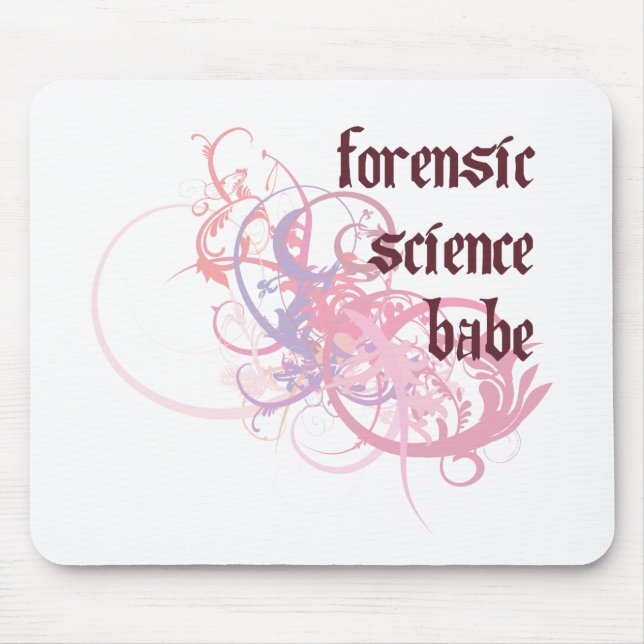 Forensic Science Babe Mouse Pad (Front)