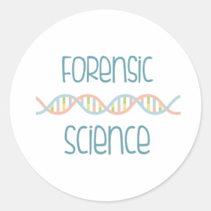 Forensic Science Classic Round Sticker