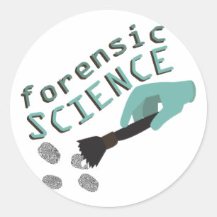 Forensic Science Classic Round Sticker