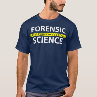 Forensic Science Crime Scene Tape  T-Shirt