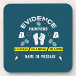 Forensic science criminalistics investigator coaster<br><div class="desc">Forensic science, also known as criminalistics, [1] is the application of science to criminal and civil laws, mainly—on the criminal side—during criminal investigation, as governed by the legal standards of admissible evidence and criminal procedure. Forensic science is a broad field that includes; DNA analysis, fingerprint analysis, blood stain pattern analysis,...</div>