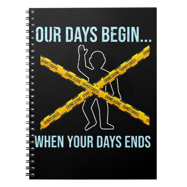 Forensic Science Detective Forensics Scientists Notebook (Front)