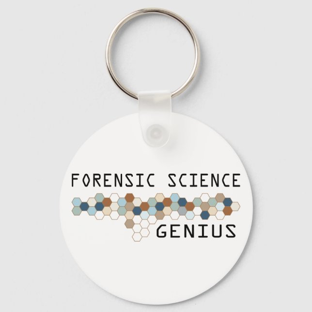 Forensic Science Genius Key Ring (Front)