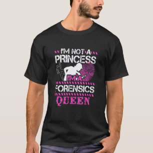 Forensic Science Girl Criminology Student Teacher T-Shirt