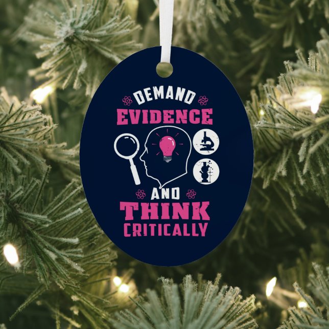 Forensic Science Investigation Keepsake Metal Tree Decoration (Insitu)