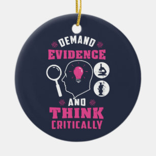 Forensic Science Investigation Science Geek Ceramic Ornament
