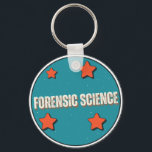 Forensic Science Key Ring<br><div class="desc">A Gift for All Forensic Science Lovers,  Including Students and Teachers.</div>