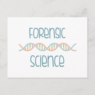 Forensic Science Postcard