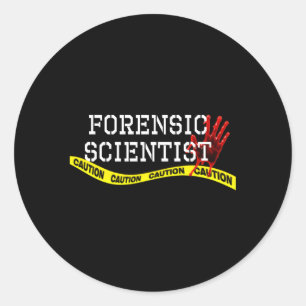 Forensic Scientist Forensic Science Classic Round Sticker