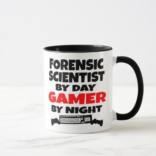 Forensic Scientist Gamer Mug (Right)