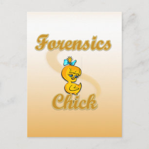 Forensics Chic Postcard