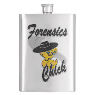 Forensics Chick #4 Hip Flask