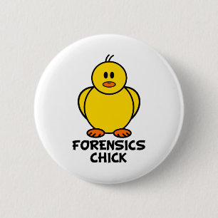 Forensics Chick 6 Cm Round Badge