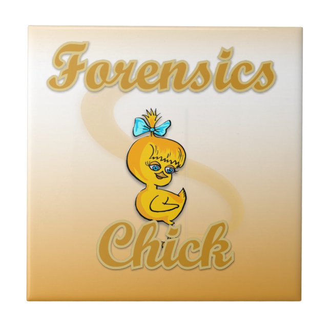 Forensics Chick  Tile (Front)