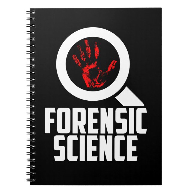 Forensics Scientists Investigator Forensic Detecti Notebook (Front)