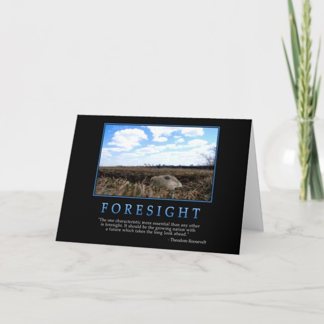Foresight Greeting Card (Front)