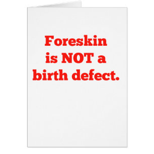 Foreskin Is Not A Birth Defect - Red