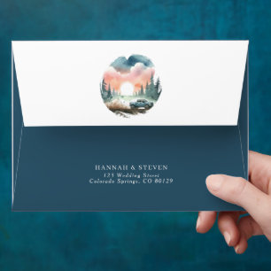 Forest 4X4 Wedding Envelope