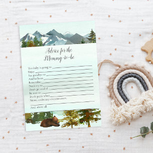 Forest Adventure Advice For Mummy Bears Game Invitation