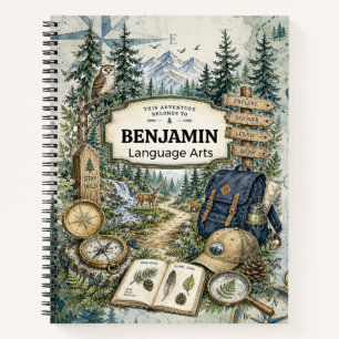 Forest Adventure Nature Explorer Theme Notebook