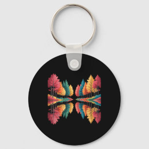 Forest Adventure Nature Lover Hiking Camping Key Ring