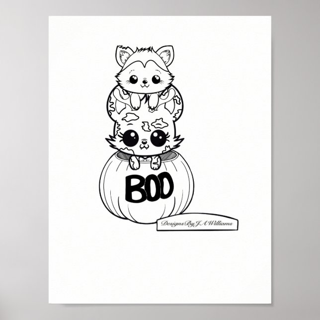 Forest and Archer Colour Your Own Poster (Front)