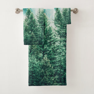 Forest and Fog Bath Towel Set
