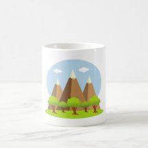 Forest And Mountain Tops