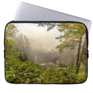 Forest and Ocean Landscape Laptop Sleeve